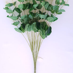 Yapay 20 Dallı Islak Okaliptus Bitkisi 47 cm Parlak Yeşil